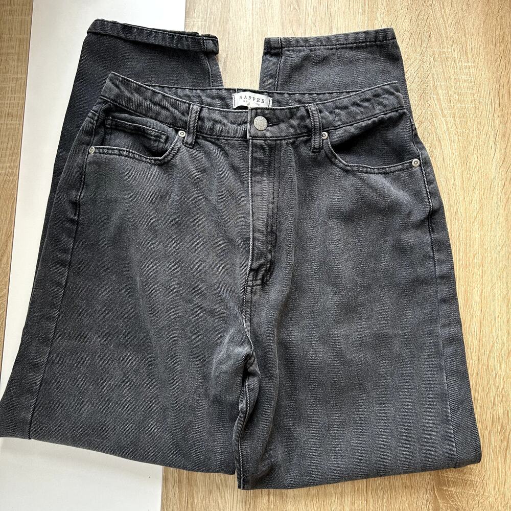 Harper Heritage Francescia's Mom Jean Black Denim Women's Size 28